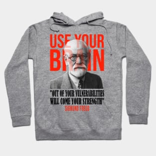 Use your brain - Sigmund Freud Hoodie